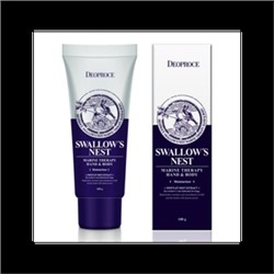 Крем для рук и тела с экстрактом ласточкиного гнезда DEOPROCE Swallows Nest Marine Therapy Hand & Body, 100g