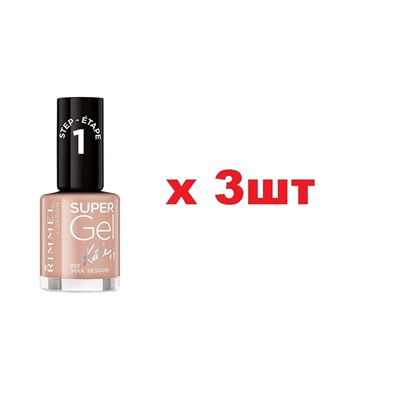 Rimmel Лак для ногтей Super Gel Kate Nail Polish 012тонн 12мл 3