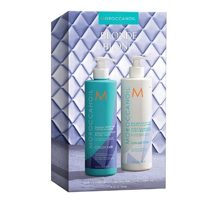 Moroccanoil набор duo blonde шампунь + кондиционер 500мл *