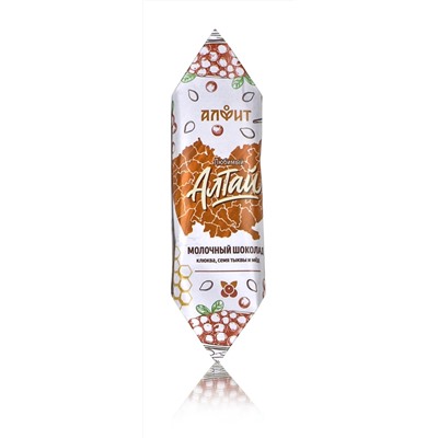 Конфета "Любимый Алтай" молочный шоколад с клюквой и семенами тыквы 32гр.