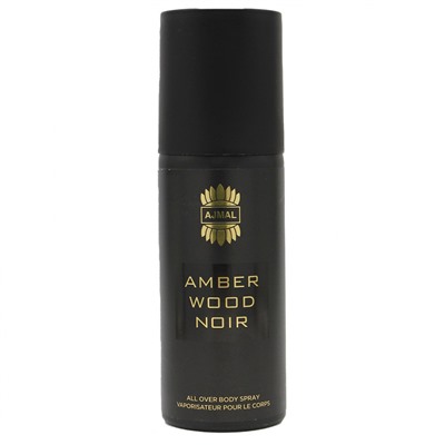 Дезодорант Ajmal Amber Wood Noir unisex 150 ml 6 шт.