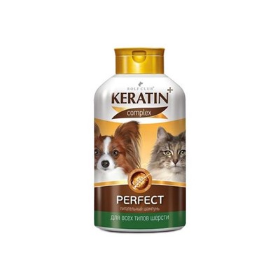 Шампунь К+ Перфект для кошек и для собак всех типов шерсти 400 мл R502 Экопром