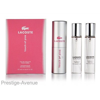 Lacoste - Туалетная вода Touch of Pink 3х20 ml (w)