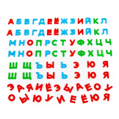 319672 Полесье Набор "Первые уроки" на магнитах (86 букв) (в коробке)