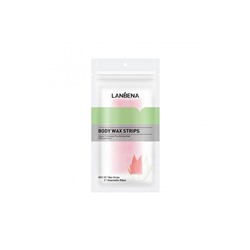 Lanbena Восковые полоски для депиляции Pink, 10шт.