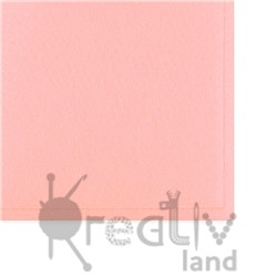 Фетр листовой жесткий 1мм/ цв.светло-розовый/ 20х30см/ арт.1184/ 10шт в уп./ фас.1уп.