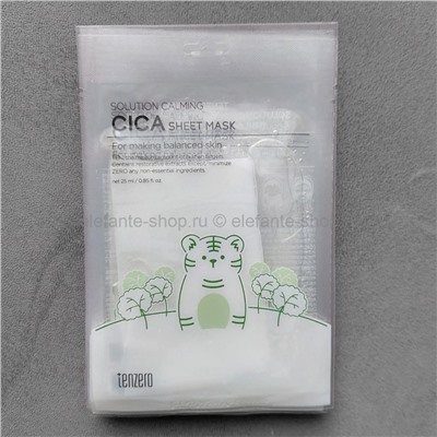 Маска для лица Tenzero Solution Calming Cica Sheet Mask (13)