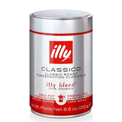 Кофе молотый Illy Moka 250 гр