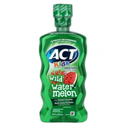 Act, детский ополаскиватель для рта с фторидом, против кариеса, со вкусом арбуза, 500 мл (16,9 жидк. унции)