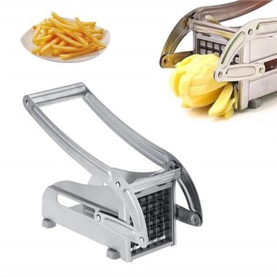 Нож-пресс Potato Chipper ручной для фигурной нарезки картофеля 2 насадки оптом