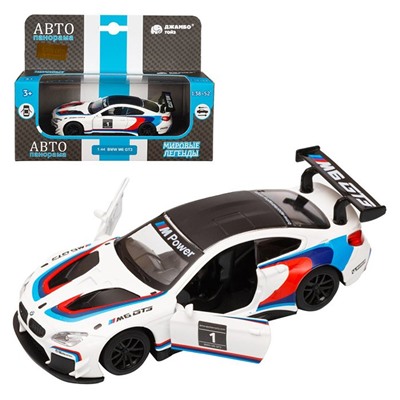 Модель 1:44 BMW M6, белый 1251213JB Автопанорама в Самаре