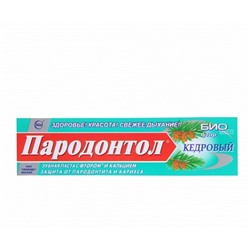 СВОБОДА Зуб.паста "Пародонтол"(124г). Кедровый в лам.тубе в футл. 24 /арт-1115379/