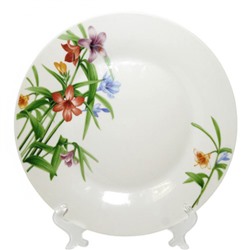Тарелка обеденная "Полевые цветы" 23 см арт.MFK20242