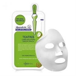 Тканевая маска для лица Mediheal Ampoule Mask Tea Tree экстракт зеленого чая