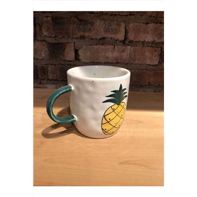 Чашка 400 мл керамическая термостойкая кружка глазурованная чашка с рисунком "Летняя сказка" Nothing Shop #302852