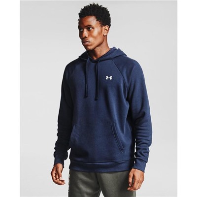 Худи мужское, Under Armour Rival Cotton Hoodie, размер 50-52 (1357105-410)