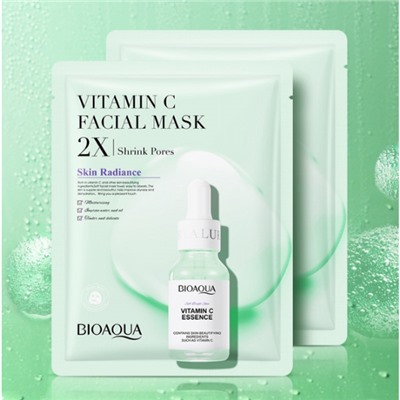 Освежающая маска для лица BIOAQUA с витамином C
