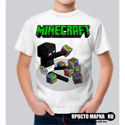Детская футболка Minecraft Эндермен