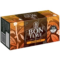 «Bontime», bontime чай черный, 30 пакетиков без ярлычка, 60г