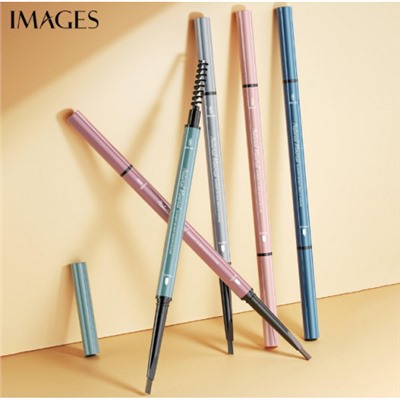 Двухсторонний карандаш для бровей IMAGES с щеточкой (3 тон светло-коричневый)