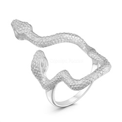 Кольцо из серебра родированное - Змеи 925 пробы К50094