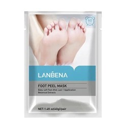 Lanbena Маска-носочки для ног отшелушивающая, 40гр