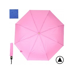 Зонт женский ТриСлона-886А/L 3886 А  (проявляется логотип под дождем),  R=55см,  полуавт;  8спиц,  3слож,  полиэстер,  розовый 212512