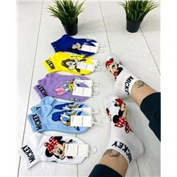 Женские носки хлопок Fashion Socks Дисней, цветные (упаковка 10шт)
