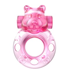 Эрекционное виброкольцо Pink bear BI-010083A