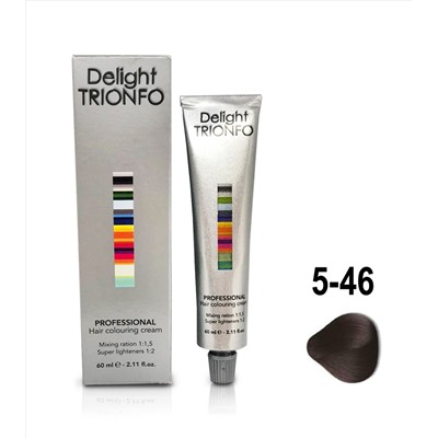 ДТ 5-46 стойкая крем-краска для волос Светлый коричневый бежевый шоколадный 60 мл