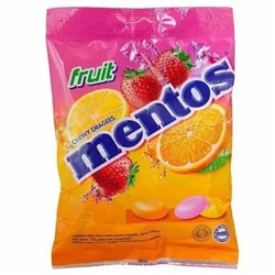 Жевательные конфеты Mentos Fruit (ассорти фруктов) 135 г