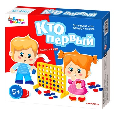 Игра настольная "Кто первый" (01931)  "Десятое королевство"