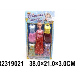 Кукла 61002-5 с платьями на блист. в Самаре