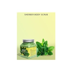 Нежный скраб для тела wokali sherbet body skrab Mint 500мл