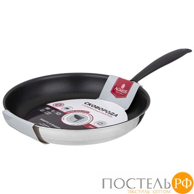 947-102 СКОВОРОДА C АНТИПРИГАРНЫМ ПОКРЫТИЕМ IRON CHEF AGNESS 24*4.5CM