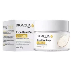 BIOAQUA, Крем для лица с экстрактом риса Rice Raw Pulp, 50 гр