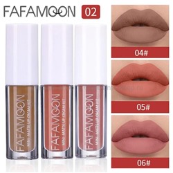 Набор блесков для губ FAFAMOON Mini Matte Up Crcam Kit 3in1 #2