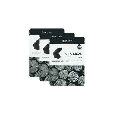 Тканевая маска Farmstay Charcoal Visible Difference Mask Sheet 23 мл (Корея)