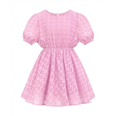 Платье для девочки KETMIN BRILLIANCE тк.Ришелье цв.Розовый