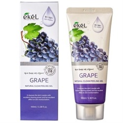 Пилинг-скатка с экстрактом винограда Ekel Grape Natural Clean Peeling Gel, 100мл