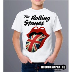 Детская футболка  The Rolling Stones язык