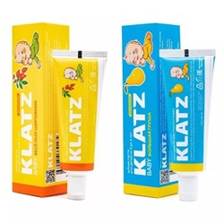 Клатц Набор зубных паст Baby: Большая груша 40 мл + Веселый шиповник 40 мл (Klatz, Baby)