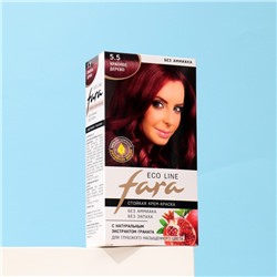 Краска для волос FARA Eco Line 5.5 красное дерево, 125 г