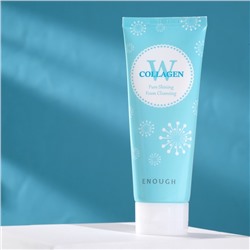 Очищающая пенка с морским коллагеном ENOUGH W Collagen Pure Shining Foam Cleansing, 100 г