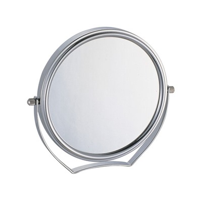 Зеркало настольное косметическое для макияжа UniStor LOOK, для ванной диаметром 12,5 см