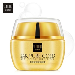 SENANA  Крем для лица 24K PURE GOLD с Гиалуроновой кислотой ЗОЛОТО 24К  50г  (SNN-13168)