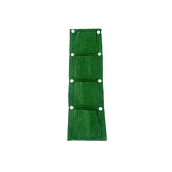 Грядка вертикальная, 1 × 0,3 м, 4 кармана (23 × 21 см), зелёная