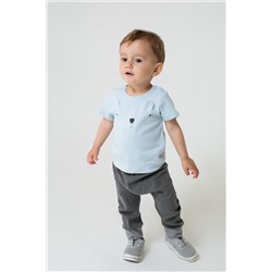 брюки для новорожденных  К 4522/серый меланж(северный мишка)