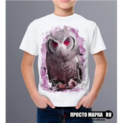 SALE 7.178 - Детская футболка с Совой, модель детская, размер 3XS / 7Prm