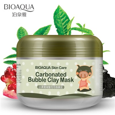 Кислородная маска для лица BioAqua Carbonated Bubble Clay Mask 100g